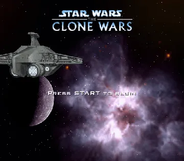 Star Wars - The Clone Wars screen shot title